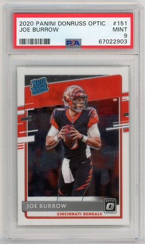 PSA 9 - 2020 Donruss Optic Rated Rookie #151 - Joe Burrow - Bengals RC!