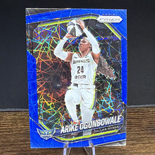 Panini 2025 Prizm WNBA Arike Ogunbowale Blue Laser #73 Dallas Wings
