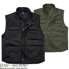 SAFARI WESTE MIT FUTTER BW WINTER WESTE ARMY JAGDWESTE ARMEE OUTDOOR ANGLERWESTE