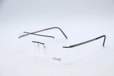 NEW SILHOUETTE 5567 LV 9040 BLACK GUNMETAL AUTHENTIC FRAMES EYEGLASSES 51-19