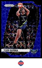 2024 Panini Prizm WNBA #105 Teaira McCowan Blue Velocity Prizms