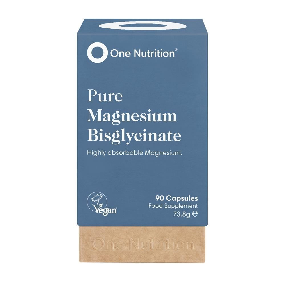 One Nutrition Pure Magnesium Bisglycinate 90 capsules - 4 Pack - Image 4