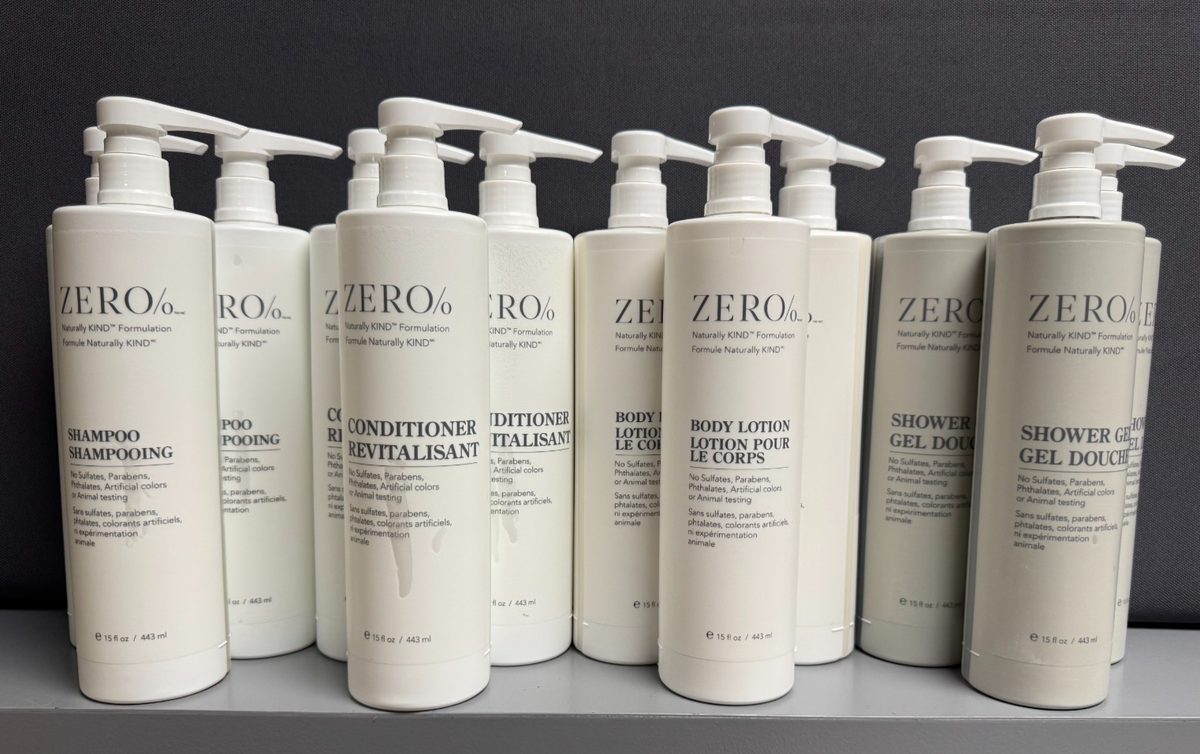 Zero% Collection by Gilchrist & Soames Shampoo Conditioner Lotion