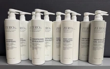 Zero% Collection by Gilchrist & Soames Shampoo Conditioner Lotion Shower Gel