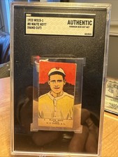 1923 W515-1 Waite Hoyt Hand Cut SGC AUTHENTIC