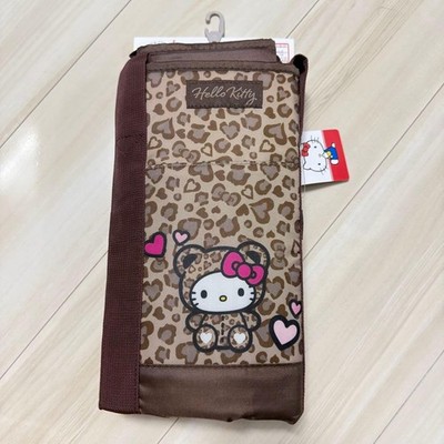 Sanrio Hello Kitty Gal Bear Brown Leopard Print Insulated Shopping Bag New