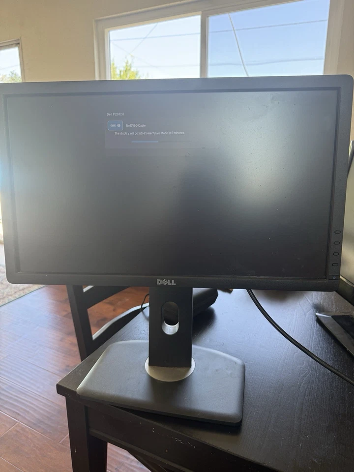 Dell P2012H Black 20" Wide LCD Monitor DVI VGA 2-Port USB Hub W5HWR C730C 8VVND - Image 2 of 4