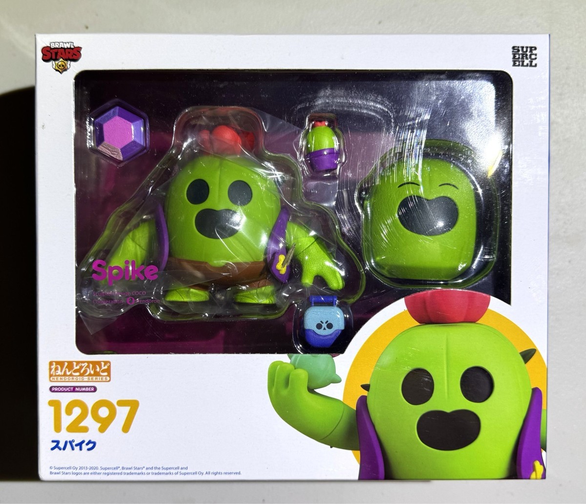 New Sealed Brawl Stars Spike Nendoroid 1297 Good Smile Company x