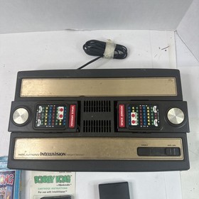 Mattel Intellivision Model 2609 Video Game Console - Untested W/ 2 Games