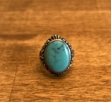 Barse .925 Silver And Turquoise Ring Size 7