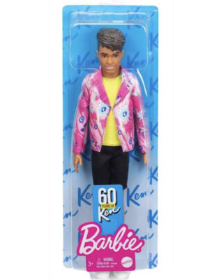 Mattel Barbie Doll - KEN 60th ANNIVERSARY DOLL (1985 Rocker Derek