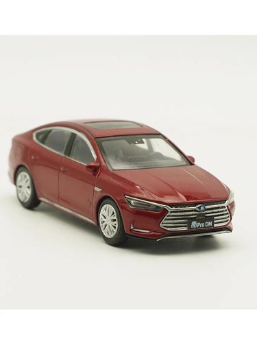 1:43 BYD Qin Pro DM Druckgussmodell rote Farbe - Bild 3 von 4