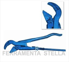 CHIAVE GIRA TUBO TUBI GIRATUBO SVEDESE 1"45° PINZA PAPPAGALLO IDRAULICA GIRATUBI