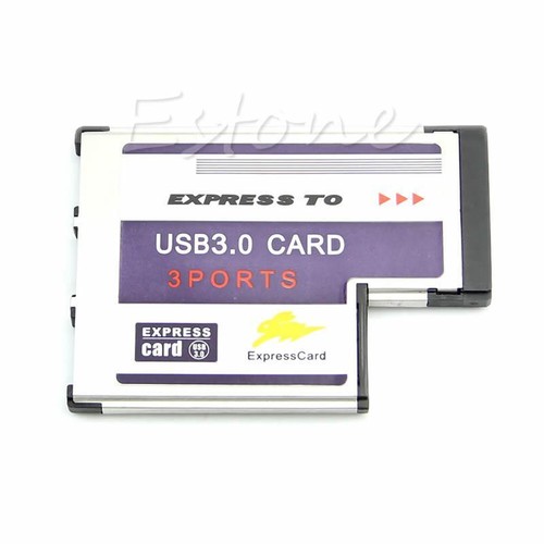 54mm for Express Card 3 Port USB Adapter Expresscard for Laptop FL1100 Chip - Afbeelding 7 van 8