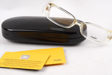 Fendi Womens Eyeglasses Clear Frames Authentic F898 51-15-140 With Case And COA