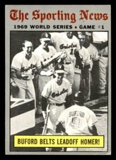 1970 Topps Baseball #305 World Series Game 1 (Buford Belts ...) VG *e2