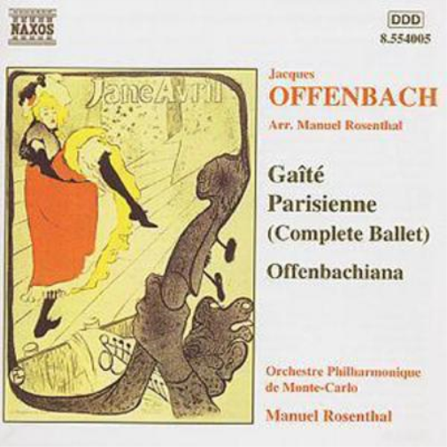 Jacques Offenbach Gaite Parisienne (Complete Ballet) (CD) Album