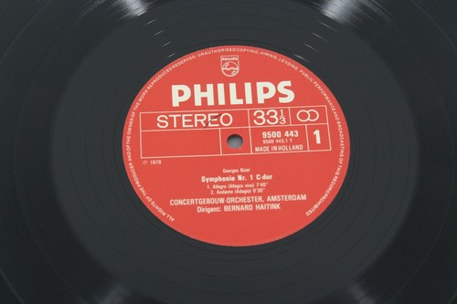 Philips Deluxe 9500 443 Bernard Haitink Bizet Symphony in C Jeux D'enfants LP - Picture 3 of 6