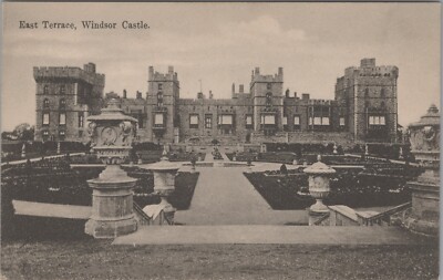 * Windsor Castle East Terrace Garten ca. 1910 AK Ansichtskarte 5781