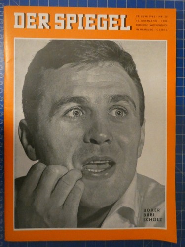 DER SPIEGEL 20.Juni 1962 Boxer Bubi Scholz H15332