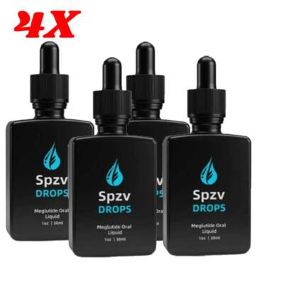4X Spzv Meglutide Fat Burner Oral Liquid - Food-Grade Drops - 30mL per Bottle！