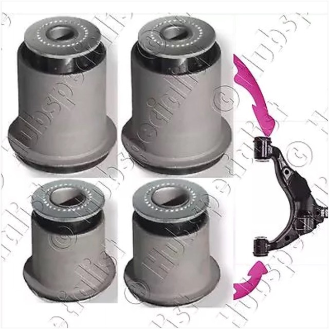 FRONT LOWER CONTROL ARM BUSHING FOR TOYOTA TUNDRA SEQUOIA PAIR FAST