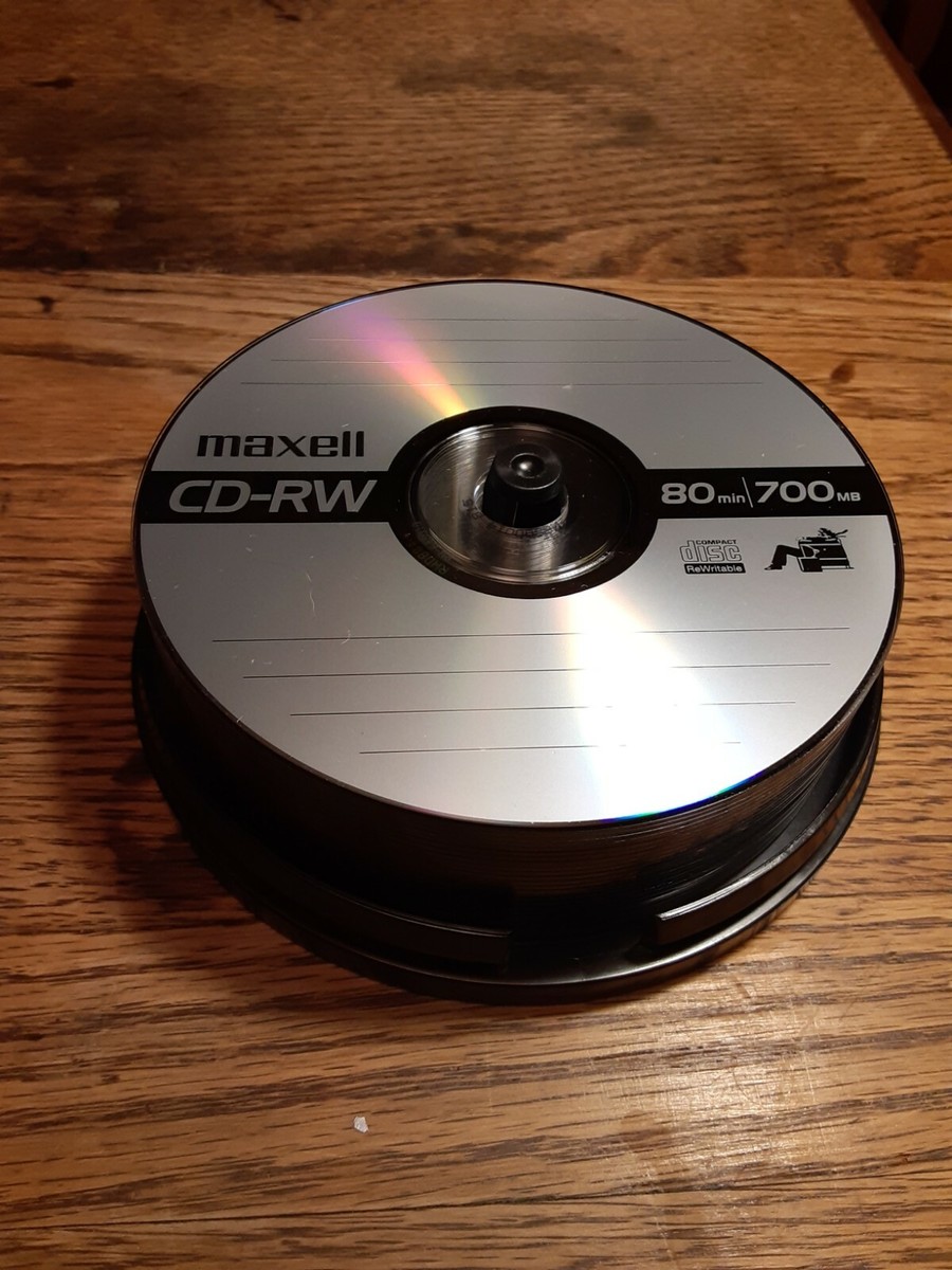 MAXELL CD-RW Discs 700 MB 80 Minute 22 Pack | eBay