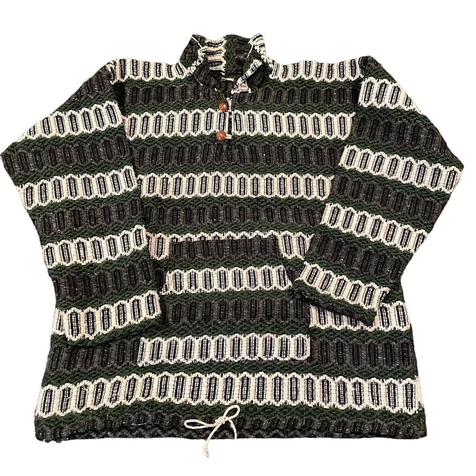 Suéter 100% Lana Hecho a Mano Baja Thunderbird Unisex Se Ajusta a XL Eagle Tejido Tejido Tejido Foto 2 de 4