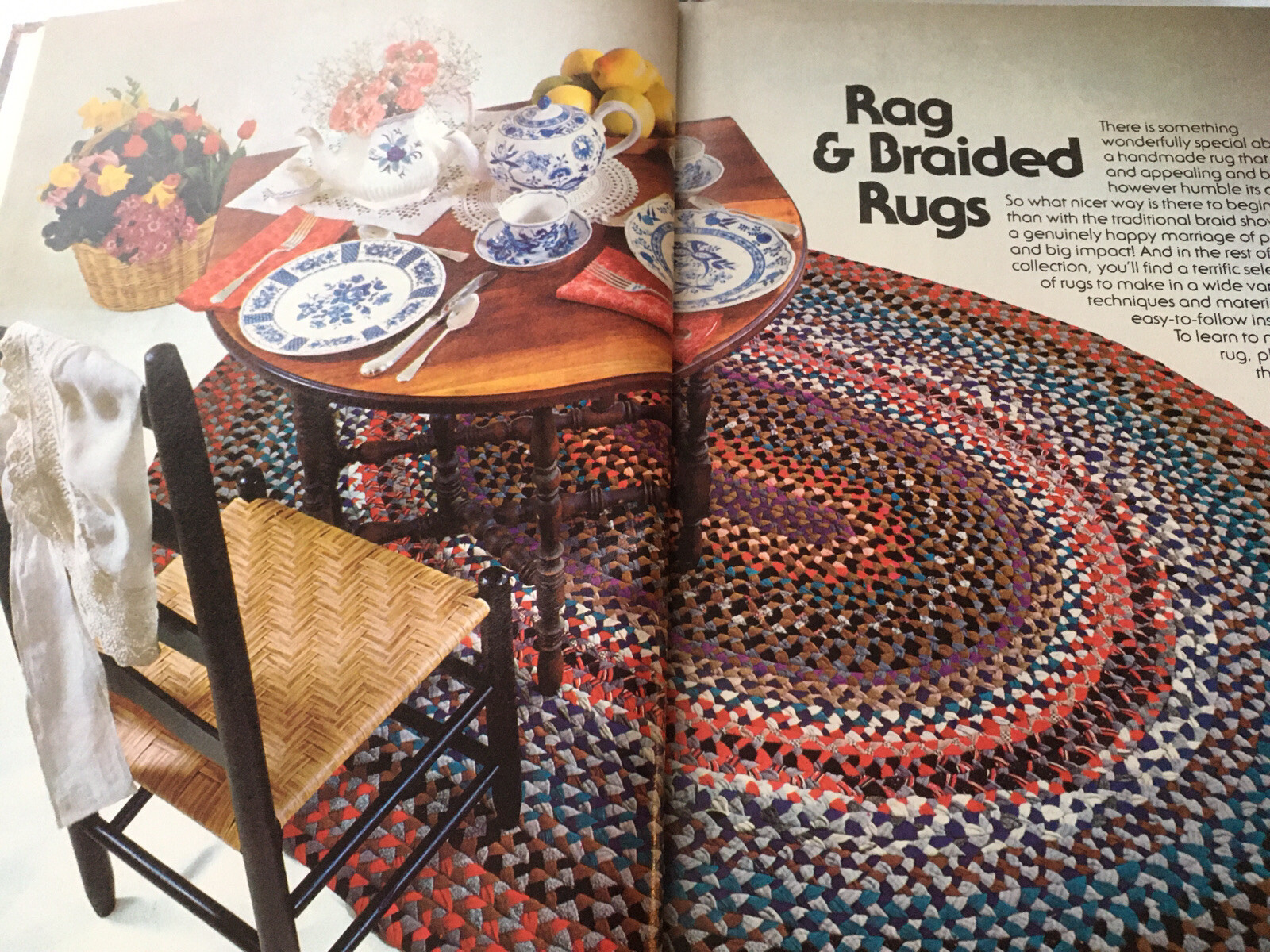 Better Homes and Gardens Rug Making Vintage Knit Crochet Braided