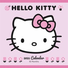 Sanrio Characters 2025 Wall Calendar Hello Kitty Official 30x30 Shipping from JP