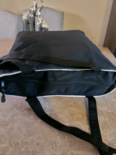 New Acura Nylon Tote Bag unisex, color black/white reflective line Acura logo - Picture 8 of 11