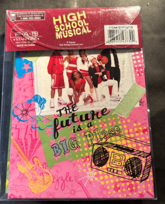 HIGH SCHOOL MUSICAL STATIONERY SET 5 PIECE SET NEW NEVER OPENED