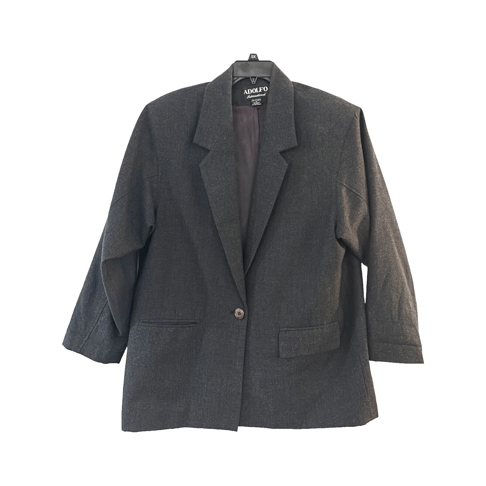 Adolfo sólido abrigos, chaquetas y chalecos para Mujeres