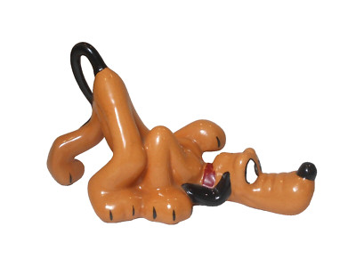 Vintage American Pottery Evan K Shaw Walt Disney Pluto Sniffing Figurine