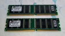 Kingston RAM 1GB (2x512MB) DDR-400 - KVR400X64C3AK2/1G Kit of 2