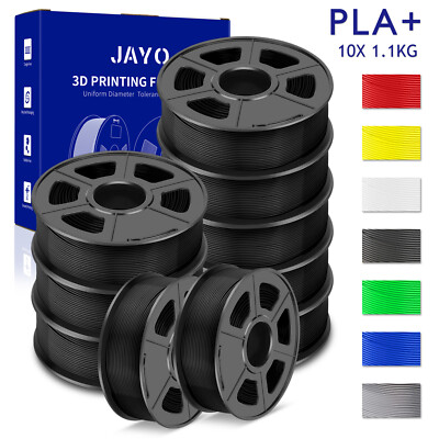 JAYO 10KG PLA+ 1,75mm 3D Drucker Filament 1,1KG PLA Plus Verzugsfrei Großhandel