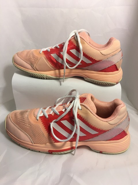 Adidas Womens Barricade Club Tennis Shoes Size 9.5 Peach *B | eBay