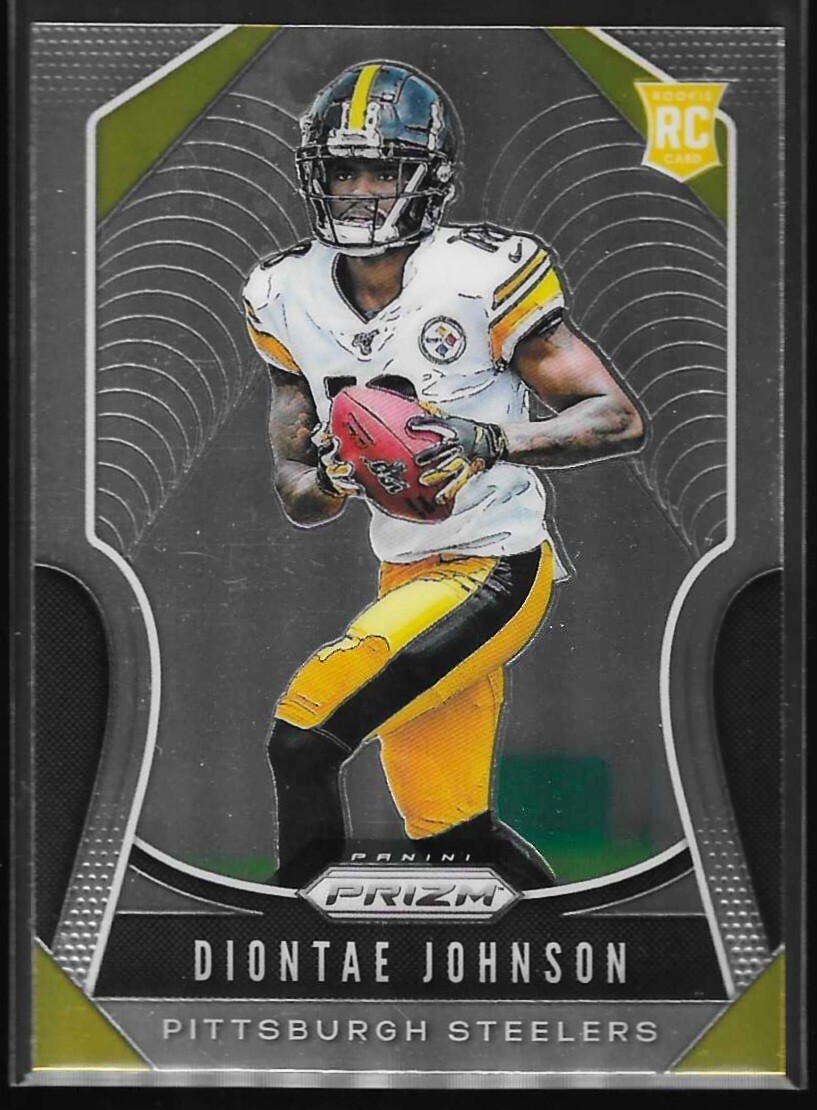 2019 Panini Prizm Diontae Johnson #352 Rookie Football Card Pittsburgh Steelers