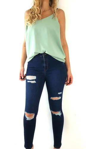 Topshop Jamie Skinny Jeans Ripped 