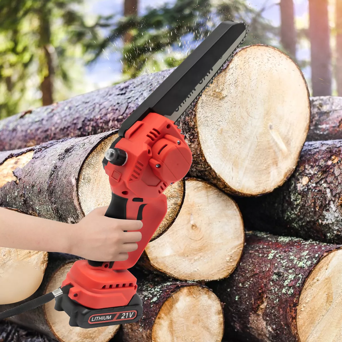 Mini Chainsaw Cordless 8
