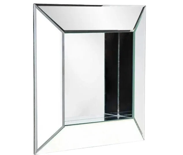 Espejo de pared biselado cuadrado Howard Elliott Amalfi 20"" HE11034  Foto 2 de 4