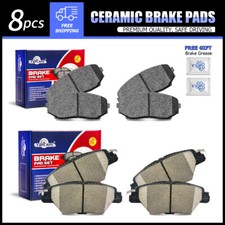 Front & Rear Ceramic Brake Pads for 2016 2017 - 2022 Mazda CX-9