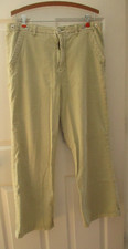 Pilcro Anthropologie women's slacks khaki loose fit 31