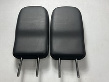 Pair 2024 2025 Headrest Mitsubishi Outlander Rear Third 3rd Row Black Leather