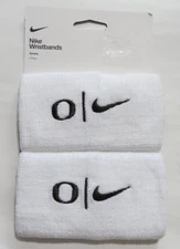 Nike Team Issue Oregon Ducks White Black Wristbands One Size