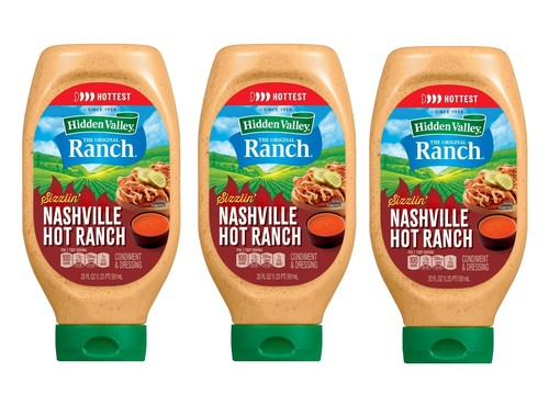 Hidden Valley Sizzlin’ Nashville Hot Ranch Condiment & Dressing, 20 oz 3-Pack - Picture 17 of 24
