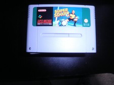 Super Nintendo SNES - super soccer - cart only