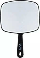 Hand Held Mirror Extra Large For Barber Lady Makeup Beauty Cosmetic With Handle