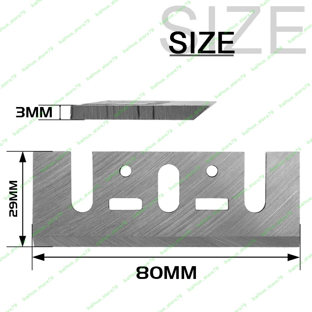 For Dewalt Makita Bosch Hitachi Black & Decker HSS Planer Blades 3-1/4in 1900B