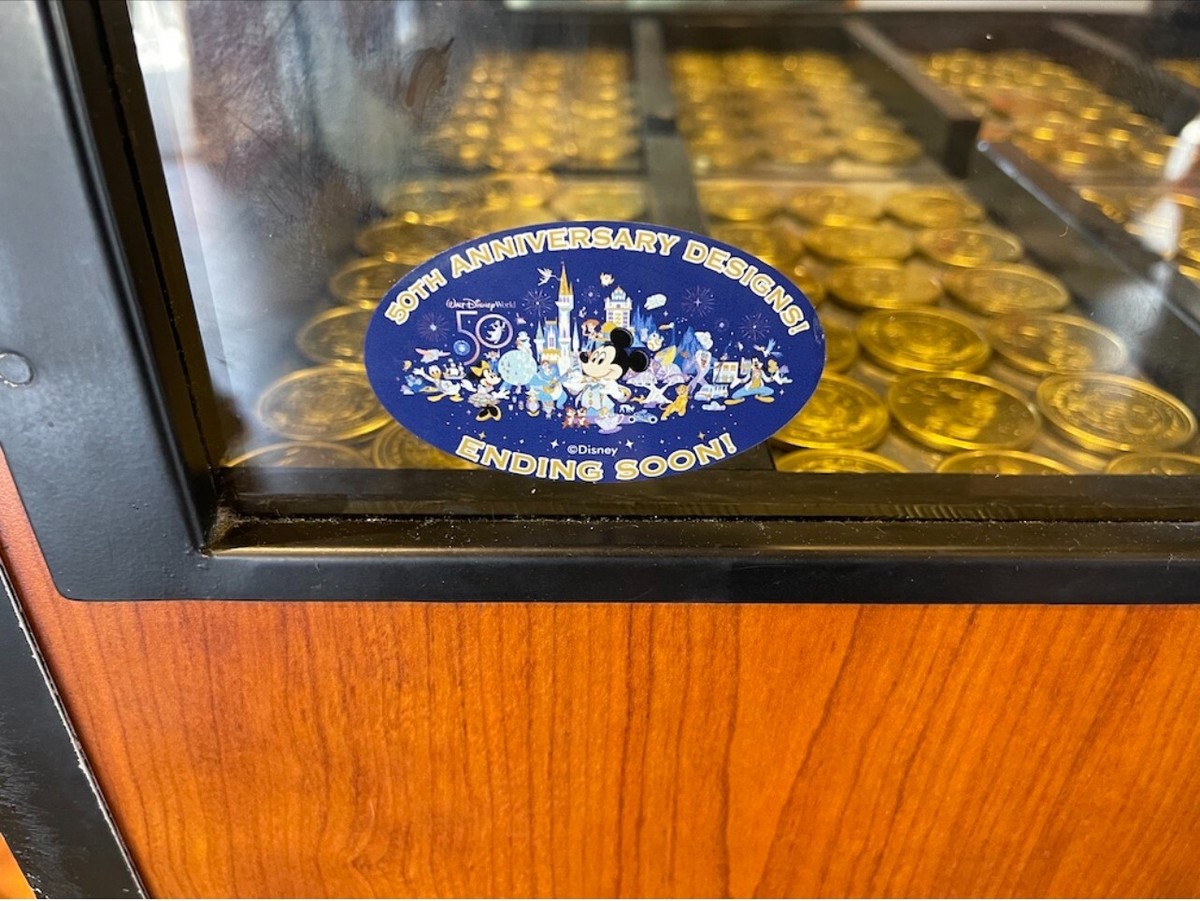 50th Anniversary Disney Medallions Disney World WDW Coins Full SET